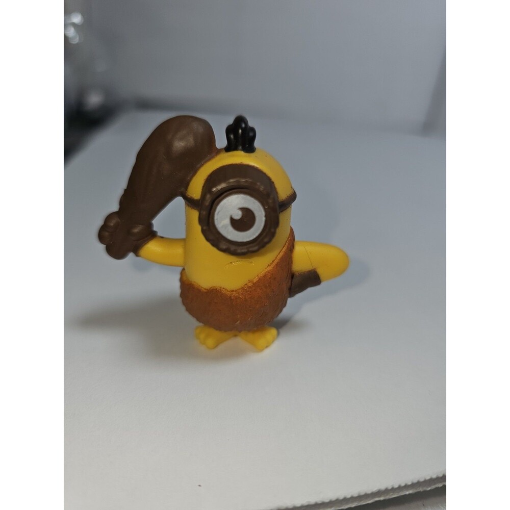 2019 Caveman Carl 2" McDonald's Minion Action Figure Despicable Me Rise of Gru